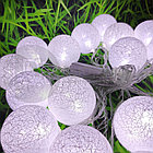Гирлянда Новогодняя Шар хлопковый Тайские фонарики 20 шаров, 5 м Разноцветный микс, фото 5