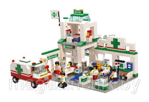 Конструктор Больница скорой помощи M38-B5600 Sluban (Слубан) 376 деталей аналог Лего (LEGO) - фото 2 - id-p10238146