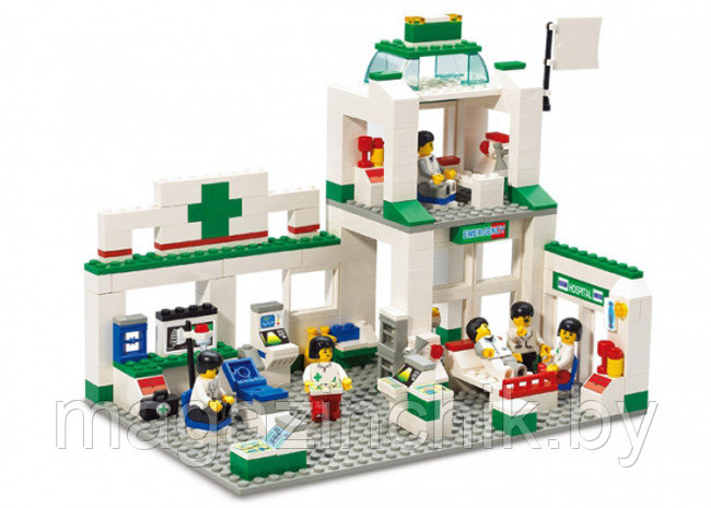 Конструктор Больница скорой помощи M38-B5600 Sluban (Слубан) 376 деталей аналог Лего (LEGO) - фото 1 - id-p10238146