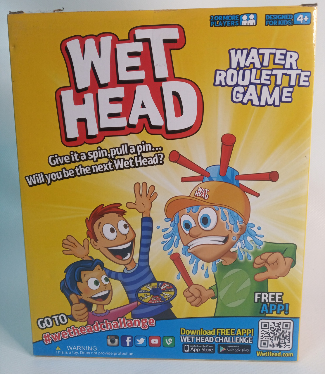 Интерактивная игра "Мокрая голова" (wet head water roulette game) - фото 1 - id-p136563937