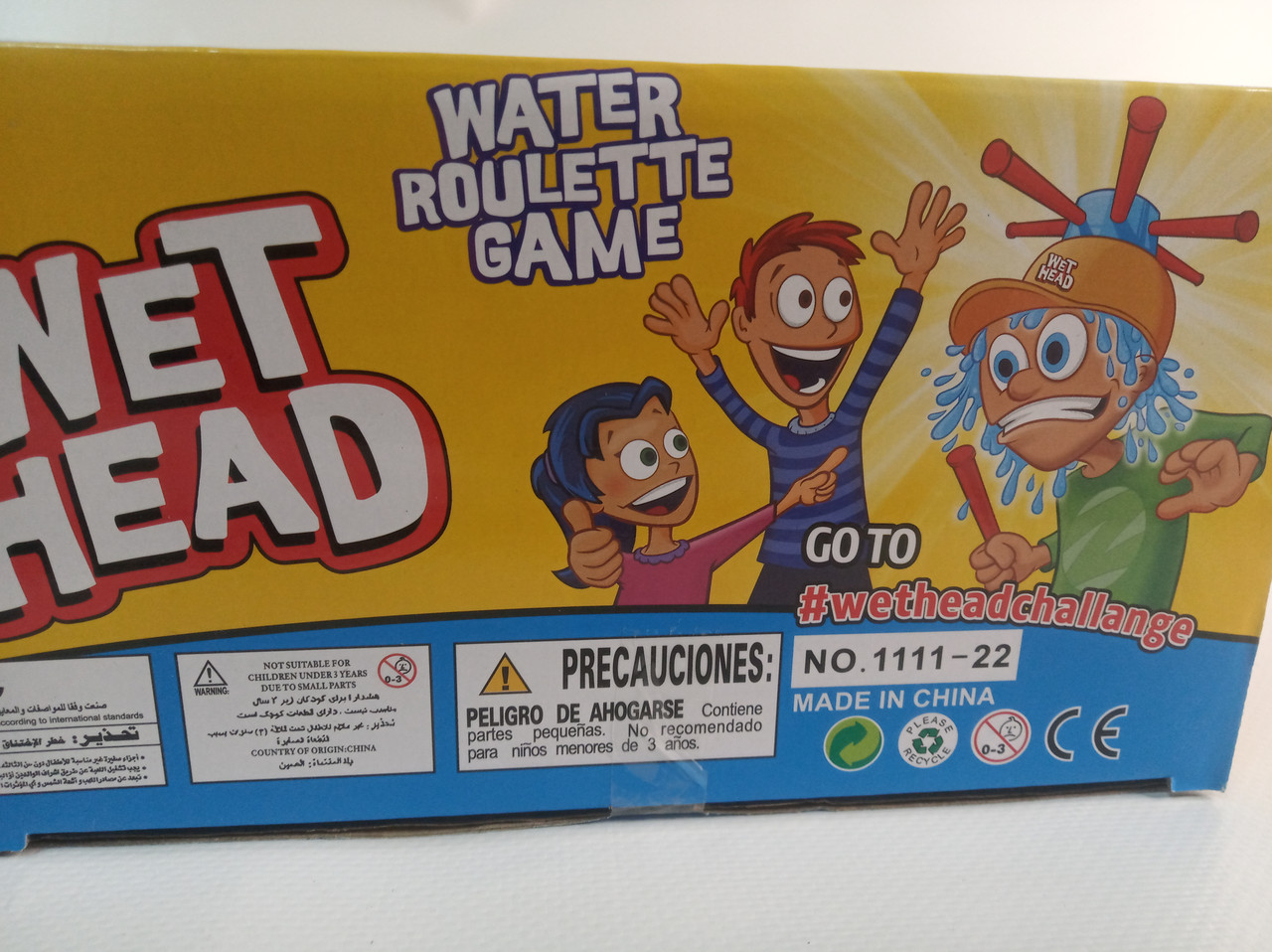 Интерактивная игра "Мокрая голова" (wet head water roulette game) - фото 3 - id-p136563937