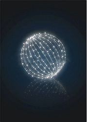 Световой шар, Алюминий, 60см