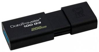 Флешка 256 Гб Kingston DataTraveler 100 G3 (DT100G3/256GB) USB 3.0 Type A, черная