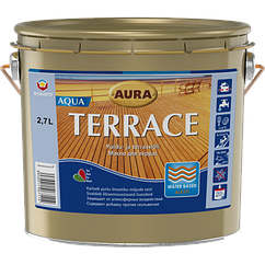 AURA Terrace Aqua, 2,7л. Водоразбавимое масло для террас