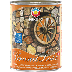 Granit Lakk S, 1л. Полуматовый органоразбавимый лак для минеральных поверхностей