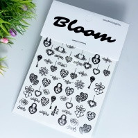 Слайдер дизайн для ногтей Bloom B17