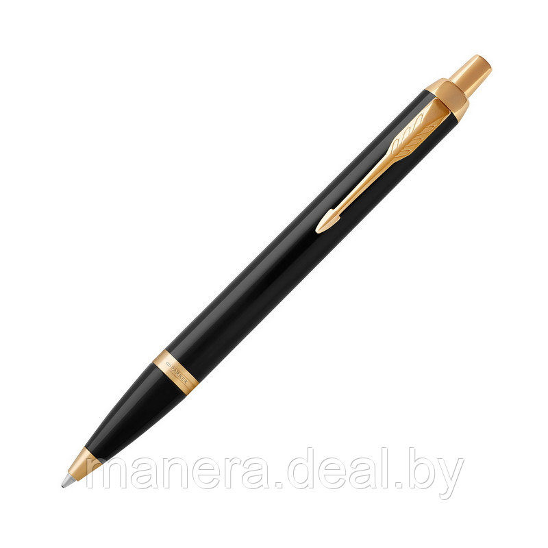 Шариковая ручка Parker IM Black Lacquer GT - фото 1 - id-p136618330