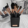 Набор кистей Premium класса с подставкой BH Signature Rose Gold  13 (кистей) Piece Brush Set Стильный чёрный с, фото 9