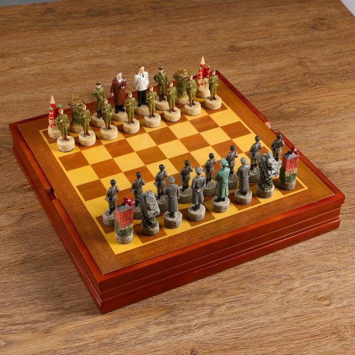 Шахматы подарочные «Победные», р-р поля 30,5 × 30,5 см - фото 1 - id-p136658029
