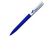 Ручка шариковая, пластик, софт тач, синий/белый, Z-PEN, фото 4
