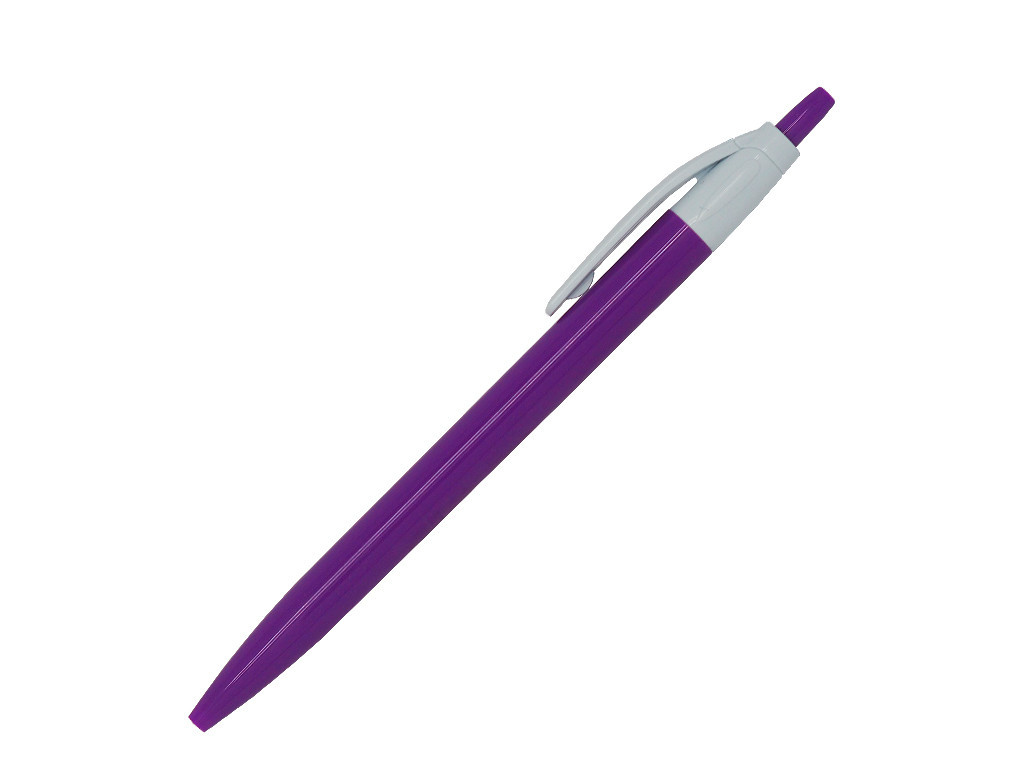 Ручка шариковая, Simple, пластик, фиолетовый/белый