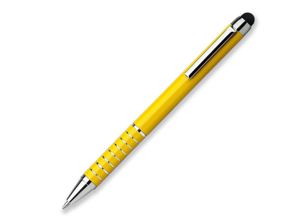 Ручка шариковая, металл, желтый Shorty