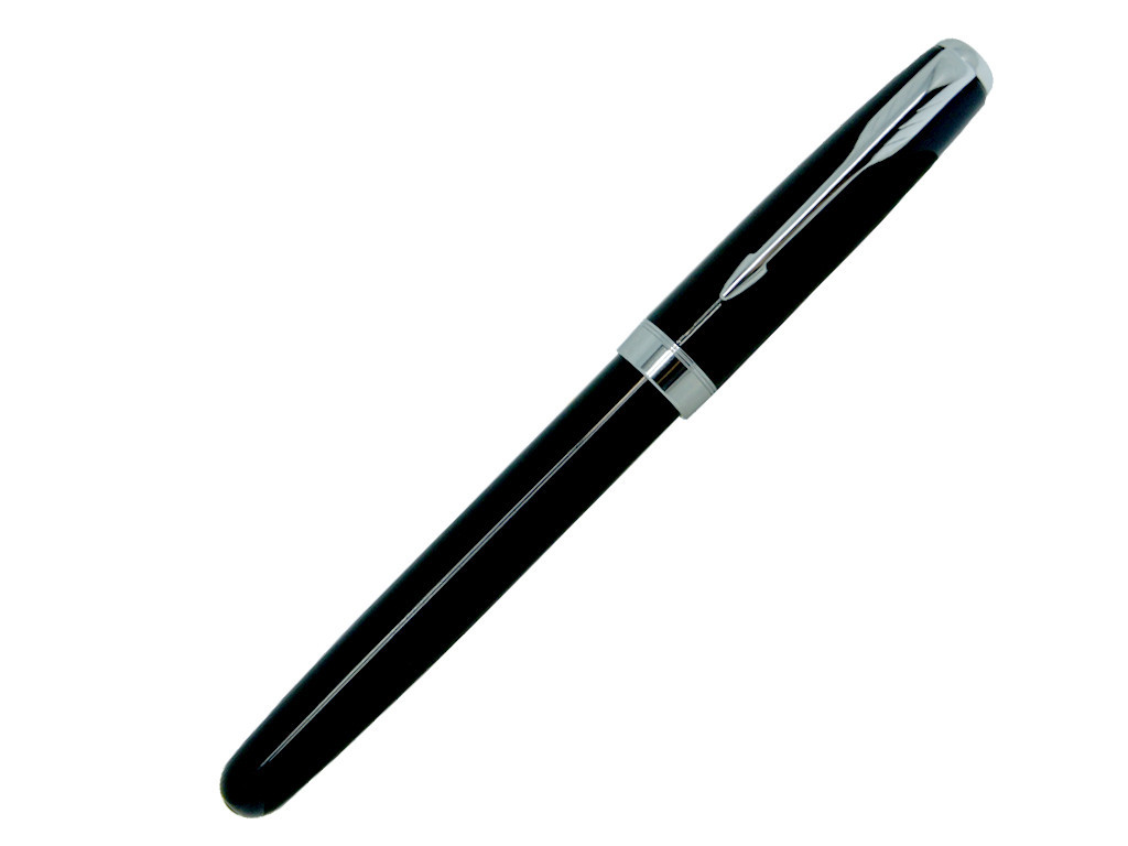 Ручка роллер, металл, черный/серебро, BLACK KING - фото 2 - id-p136660772