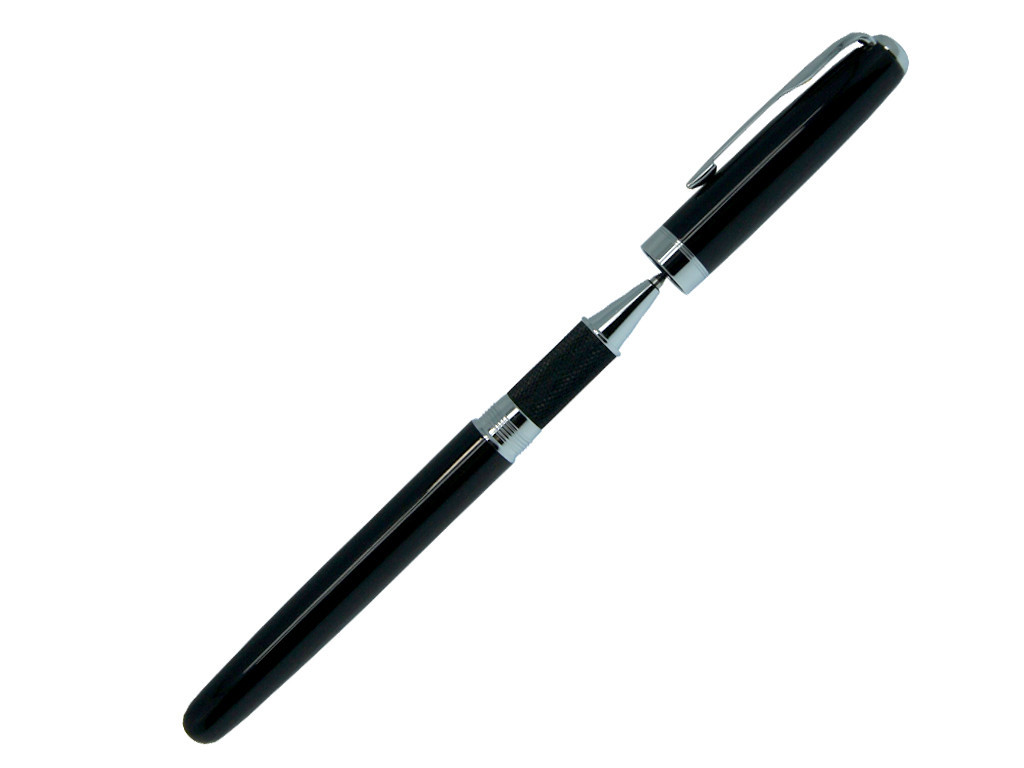 Ручка роллер, металл, черный/серебро, BLACK KING - фото 3 - id-p136660772