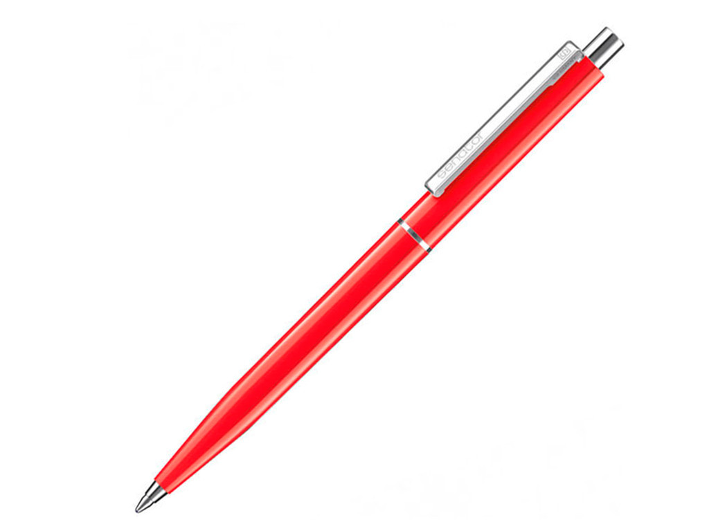 Ручка шарик/автомат "Point" Х20 Senator 1,0 мм, пласт., глянц., красный, стерж.синий - фото 1 - id-p136660779