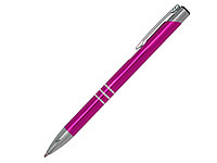 Ручка шариковая Cosmo, металл, розовый/серебро