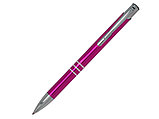 Ручка шариковая Cosmo, металл, розовый/серебро, фото 2