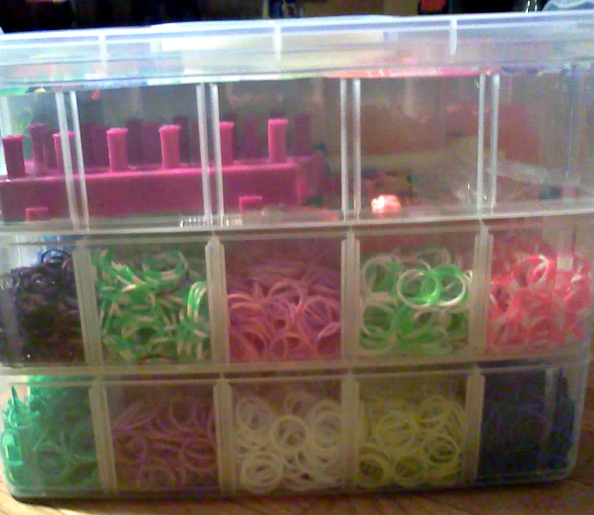 Набор резинок Rainbow Loom на 9000шт - фото 3 - id-p10257582