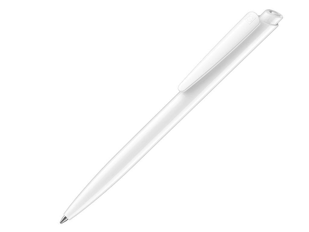 Ручка шарик/автомат "Dart" Senator 1,0 мм, пласт., глянц., белый, стерж.синий
