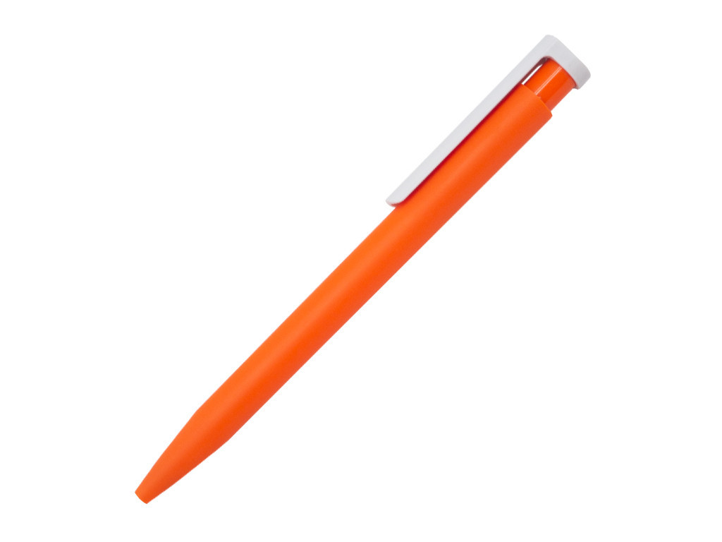 Ручка шариковая Stanley, пластик, софт тач, оранжевый/белый