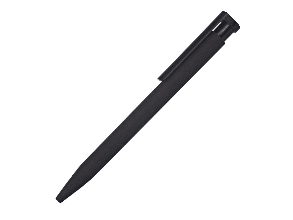Ручка шариковая Stanley, пластик, софт тач, черный/черный