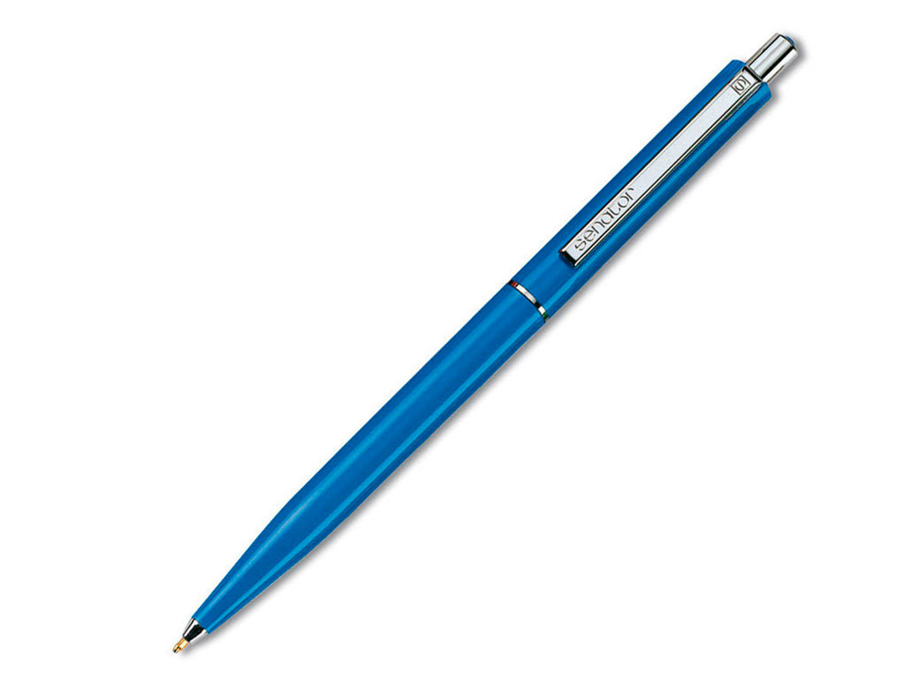 Ручка шариковая автоматическая "Point Polished" X20 синий (Senator)