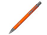 Ручка шариковая, COSMO HEAVY Soft Touch, металл, оранжевый, фото 2