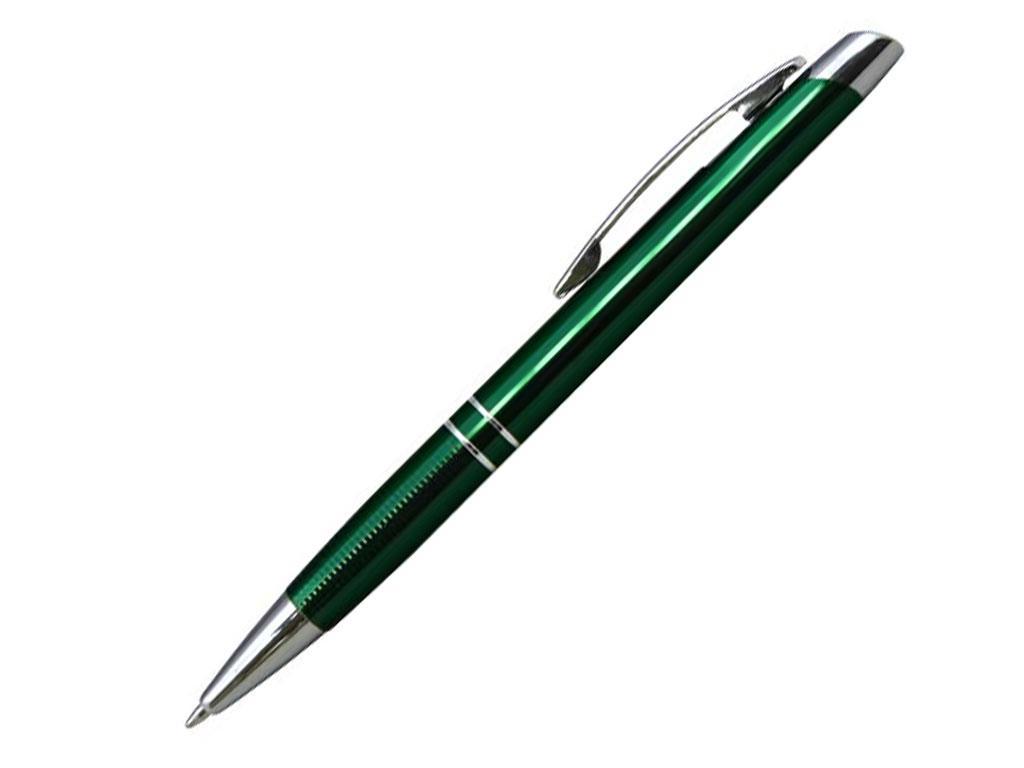 Ручка шариковая, металл, Marietta, зеленый/серебро