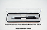 Ручка шариковая, Prestige, софт тач, металл, синий/серебро, фото 5