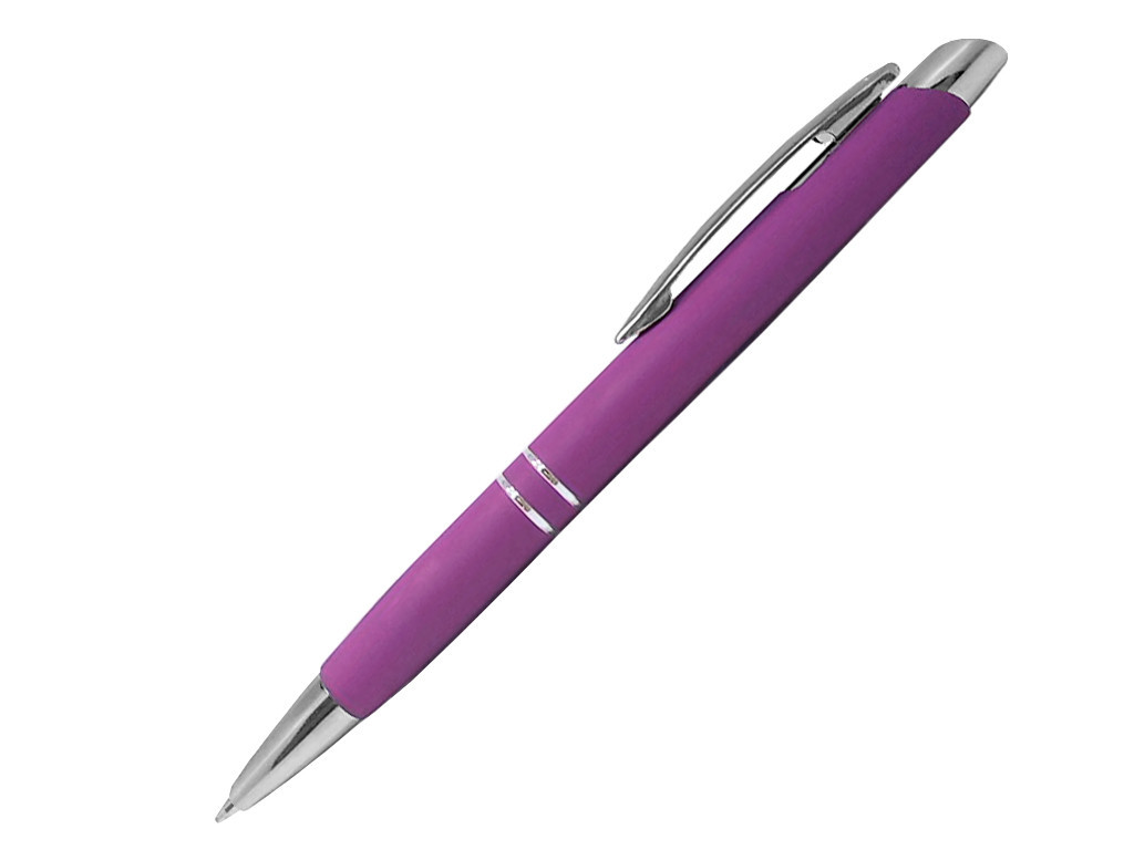 Ручка шариковая, металл, Marietta, фиолетовый/серебро