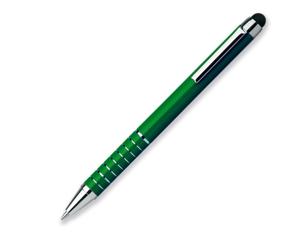 Ручка шариковая, металл, зеленый Shorty