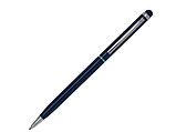 Ручка шариковая, СЛИМ СМАРТ, металл, синий/серебро, фото 2