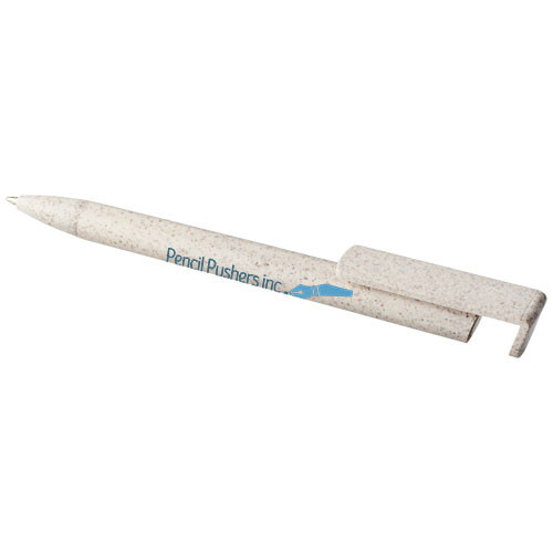 Шариковая ручка и держатель для телефона Medan из пшеничной соломы - фото 2 - id-p136666687