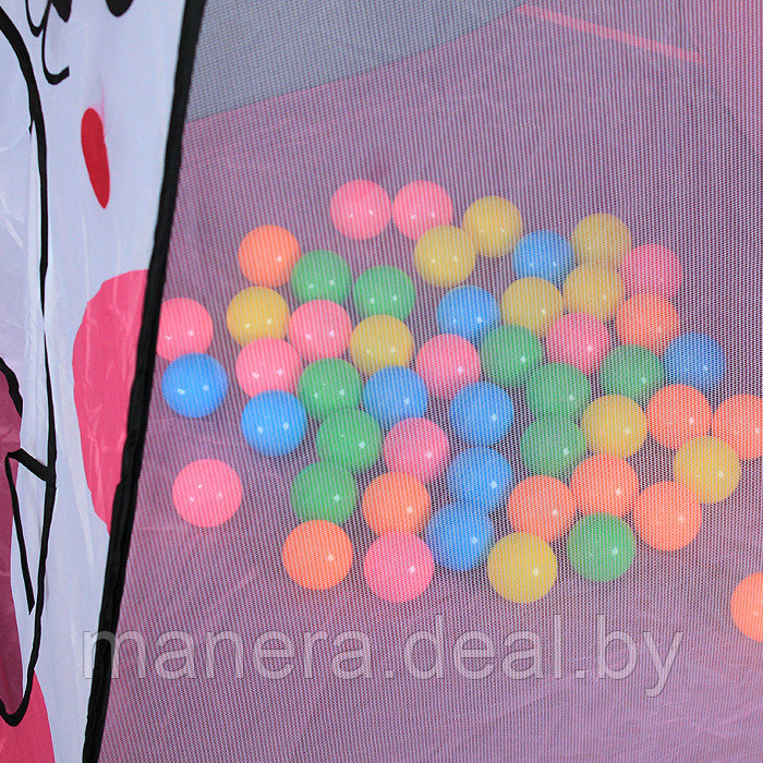 Палатка игровая детская "Зверята" + 50 шаров . Игрушка - фото 4 - id-p136674126