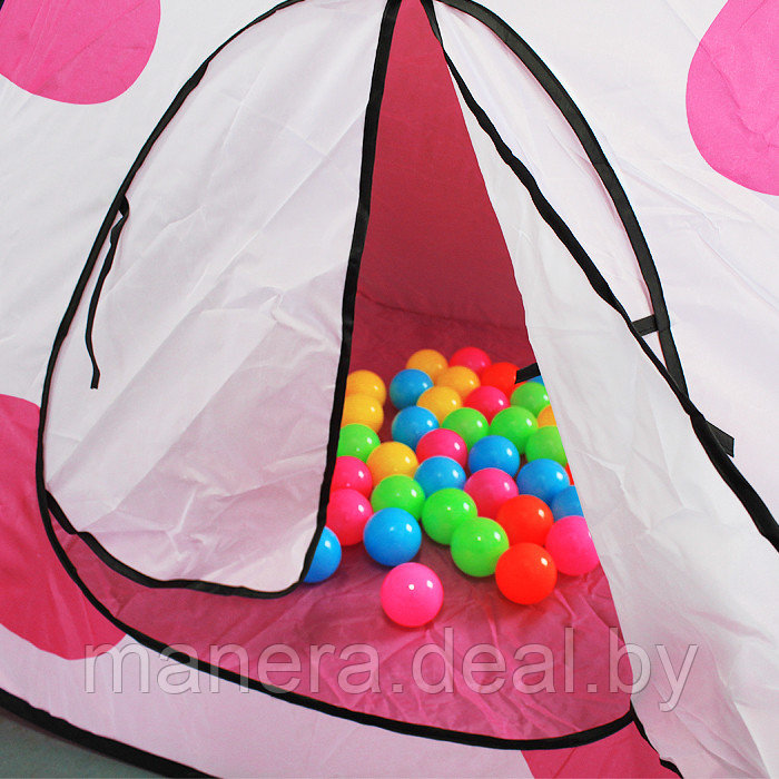 Палатка игровая детская "Зверята" + 50 шаров . Игрушка - фото 5 - id-p136674126