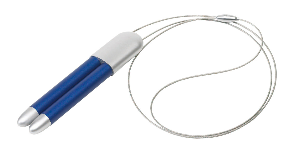 Набор Gemini: ручка шариковая и фонарик с магнитной крышкой