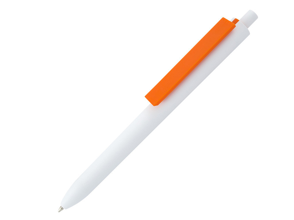 Ручка шариковая, пластик, белый/оранжевый El Primero White