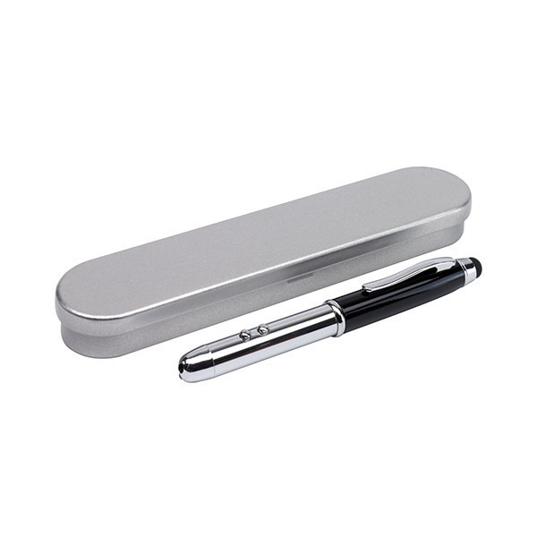 Ручка шариковая с лазерной указкой 4-в-1