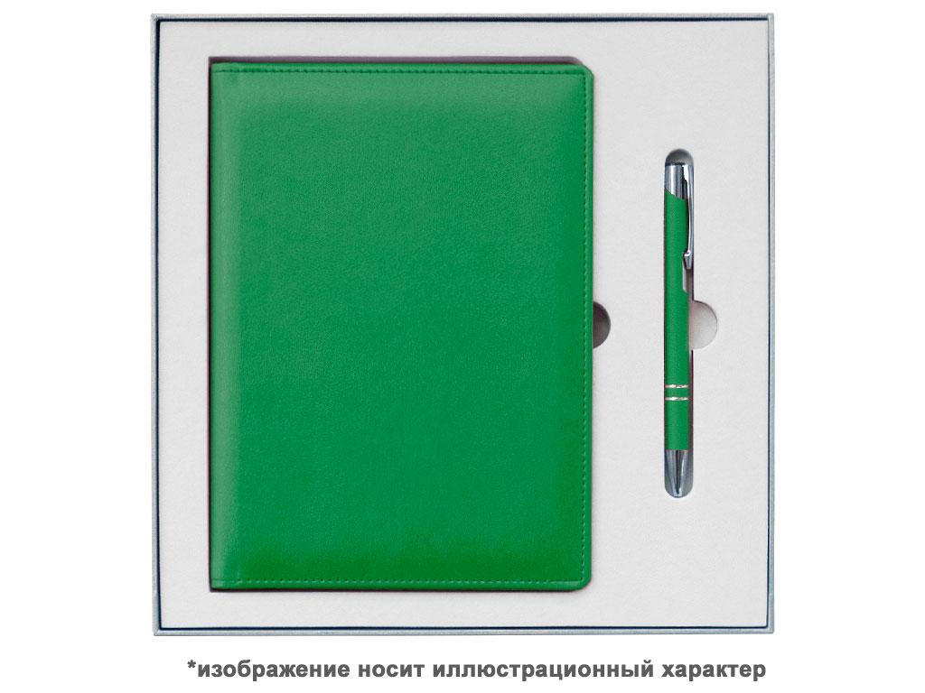Ежедневник Porta, недатированный, А5, в твердой обложке Nuba/Latte, серый/зеленый - фото 3 - id-p136665997