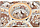 69-2334 Менажница 6-ти секционная Lefard "Павлин", 23х4 см, на подставке, фото 2