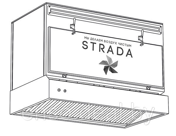 Вытяжной зонт-рециркулятор STRADA - фото 4 - id-p136682240