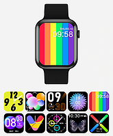 Умные часы Smart Watch PLUS T500 (тонометр, датчик сердечного ритма) Черный