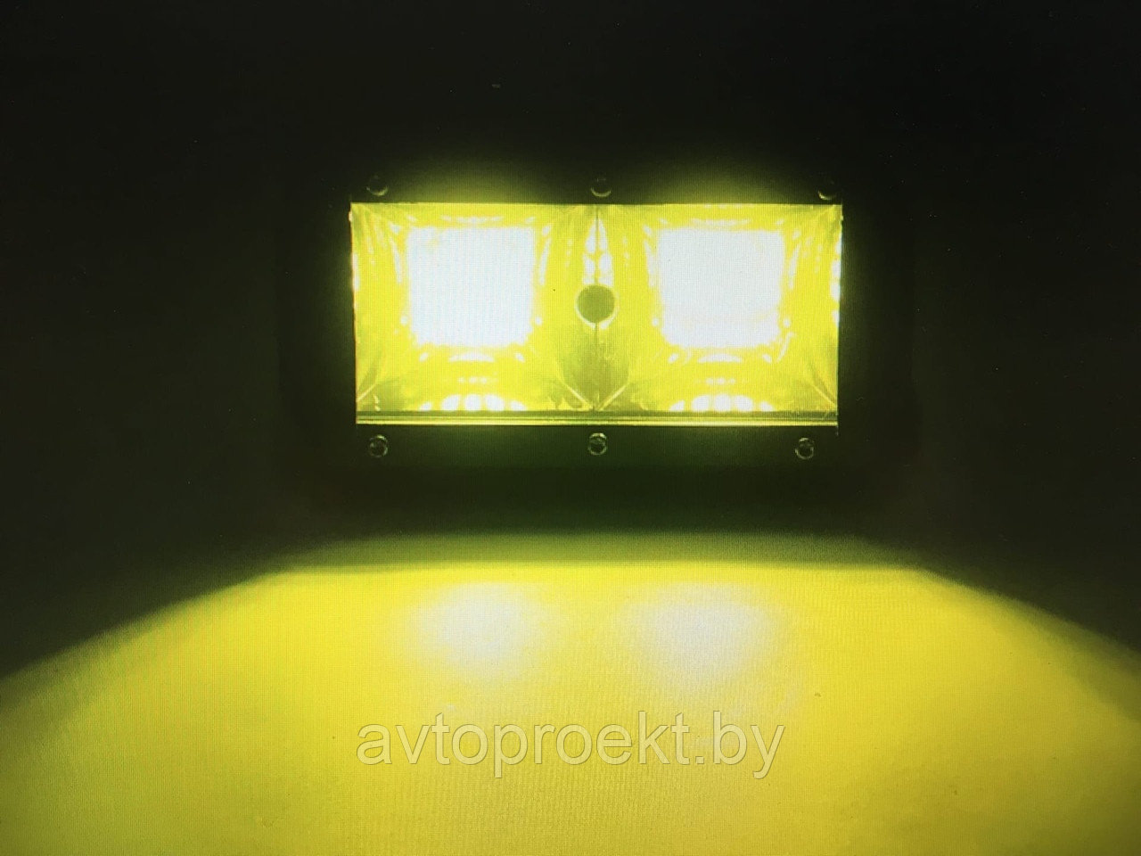 Светодиодная фара 54W Ближний K007 yellow - фото 2 - id-p136695164