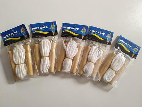 Скакалка деревянная Jump Rope 4 штуки, фото 2