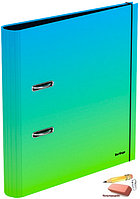 Папка-регистратор Berlingo Radiance 50 мм., PVC, ламинированная, голубой/зеленый градиент, арт.AMI50