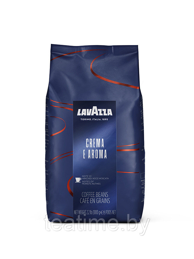 Кофе зерновой Lavazza Crema E Aroma 1кг 40% Арабика; 60% Робуста - фото 1 - id-p136706423