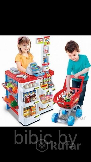 Магазин игрушка супермаркет с тележкой - фото 6 - id-p136701758