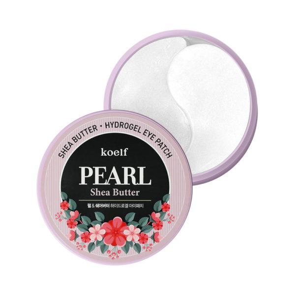 Патчи для глаз Koelf Eye Patch 60 шт Original Korea Shea Butter c жемчугом и маслом ши