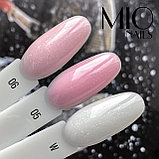 База MIO Nails  SHIMMER COVER BASE STRONG LUX milk ( молочная с шиммером) 30 мл., фото 3