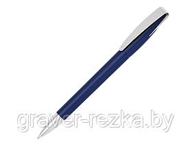 Ручка шариковая, автоматическая, пластик, металл, темно-синий/серебро, Cobra